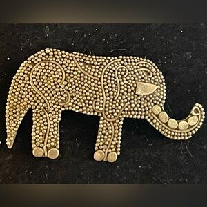 Sterling Silver 925 Elephant Brooch. Vintage